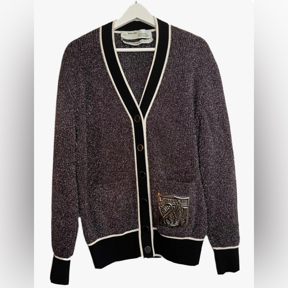 OFF-WHITE VIRGIL ABLOH WOMENS KNITWEAR CARDIGAN JACKET NEW SIZE 38/SMALL $2415